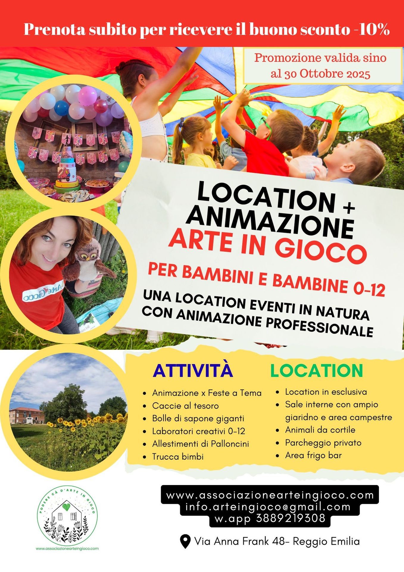 LOCATION E ANIMAZIONE